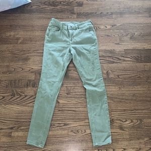 green rockstar jeans